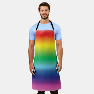 Tablier Fierté couleurs arc-en-ciel lgbtq lgbt gay motif 