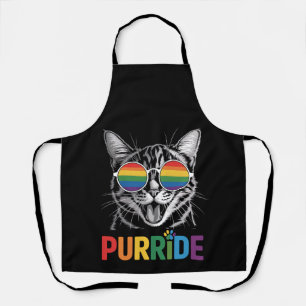 Tablier Fierté de chat gay lesbienne arc-en-ciel LGBTQ all