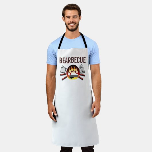 Tablier Fierté d'ours Bearbecue Cool et Amusant (Porté)