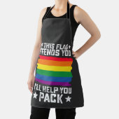 Tablier Fierté LGBT Si ce drapeau vous offense, je vous ai (Insitu)