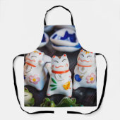 Tablier figurines de chats à Beckoning (Recto)