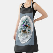 Tablier Fil Fox Terrier cadeaux de Noël (Insitu)