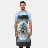 Tablier Fil Fox Terrier cadeaux de Noël (Porté)