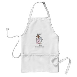 Tablier Fille, ange de première communion