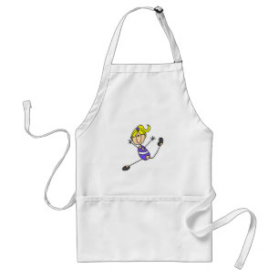 Tablier Fille Blonde Gymnaste