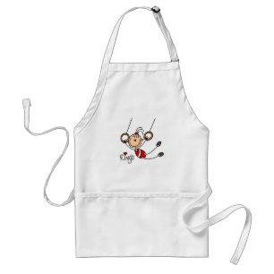 Tablier Fille bonhomme allumette sur T-shirts et cadeaux A