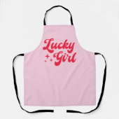 Tablier Fille chanceuse (Recto)