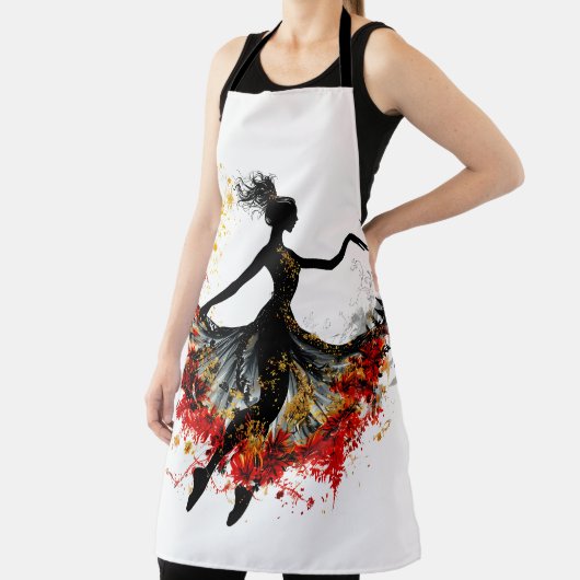 Tablier fille danse fleurs impulsion inspiration printemps (Insitu)