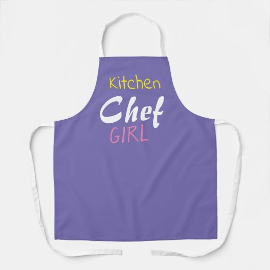 Tablier Fille de chef de cuisine (Recto)