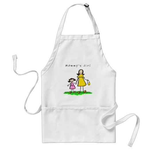 Tablier Fille de maman Apron (Brunette) (Devant)