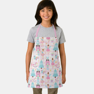 Tablier Fille de Noël du ballet Casse-Noisette Fête Enfant