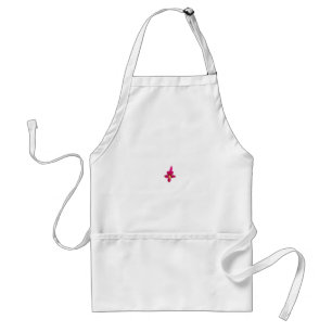 Tablier Fille Design, Or Léger, Rouge Purplish