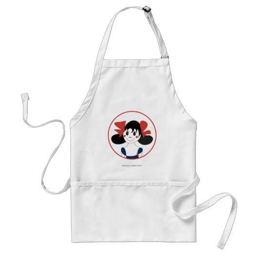 Tablier Fille Heureuse (Devant)