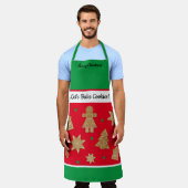 Tablier Fille mère Fille personnalisée Fils d'épices Noël (Porté)