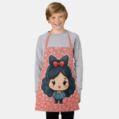 tablier fille mignonne (Porté)