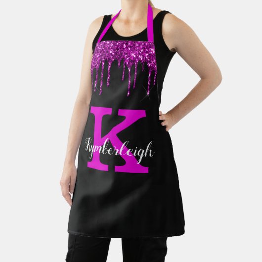 Tablier Fille Noir Neon Plum Parties scintillant Drivers N (Insitu)