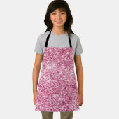 Tablier Fille Parties scintillant rose Confetti (Insitu)