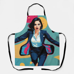 Tablier Fille stylée Cyberpunk Pop Art
