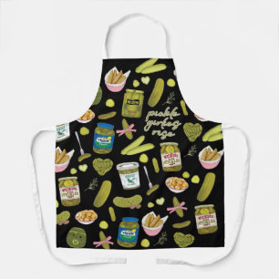 Tablier Filles Cornichons Montent Mignon Motif Cornichon