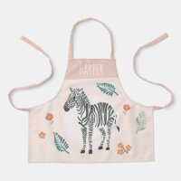 Filles mignonne rose Safari Zèbre et Fleurs