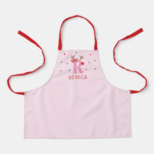 Tablier Filles Rêne Personnalisé Initiale R