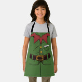 Tablier Fils Costume de Noël Aime Cuisine Elf Shelf (Insitu)