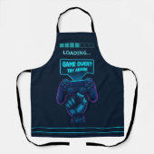 Tablier Fini ? Essayez à nouveau! Gamer Apron futuriste (Recto)