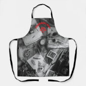 Tablier Fisherman’s Deck Black and White Apron (Recto)