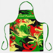 Tablier Fissures afrocentriques (Recto)