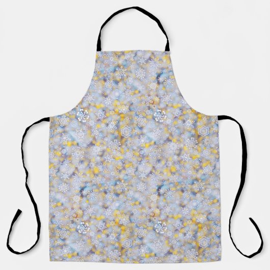 Tablier flacons de neige étincelants (Recto)