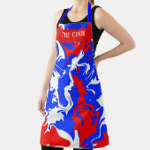 Tablier Flacons de rouge, blanc et bleu (Insitu)