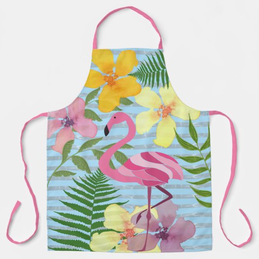 Tablier Flamant rose (Recto)