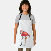 Tablier Flamant rose à Golf avec Golf Club (Insitu)