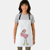 Tablier Flamant rose à la crème glacée gaufre (Insitu)