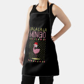 Tablier Flamant rose beige rose cadeau Noël (Insitu)