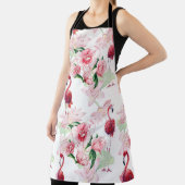 Tablier Flamant rose rose : Élégance Motif sans couture (Insitu)