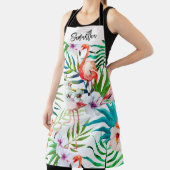 Tablier Flamant rose Tropical Impression Tout-En Personnal (Insitu)