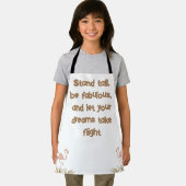 Tablier Flamant rose Whimsical Boho Monogrammé | (Insitu)