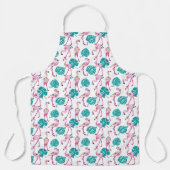 Tablier Flamants roses roses 2 (Recto)