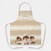 Tablier Flamazing mignon enfants avec chocolats gourmands  (Recto)