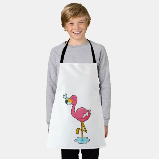 Tablier Flamingo (Porté)
