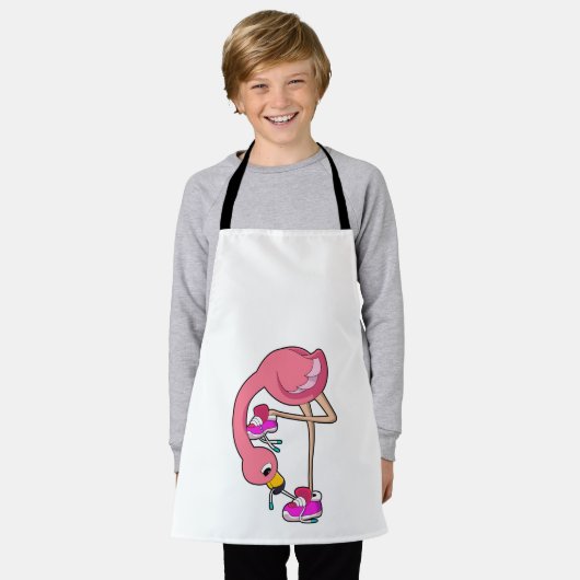 Tablier Flamingo with Shoes (Porté)