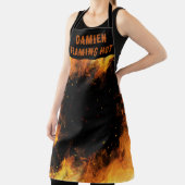 Tablier Flamme Chef Chaud Flames Personnaliser (Insitu)