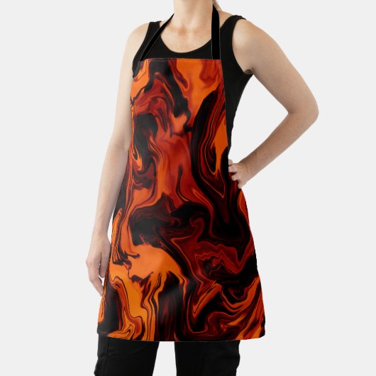 Tablier Flamme, feu, Abstrait de feu (Insitu)