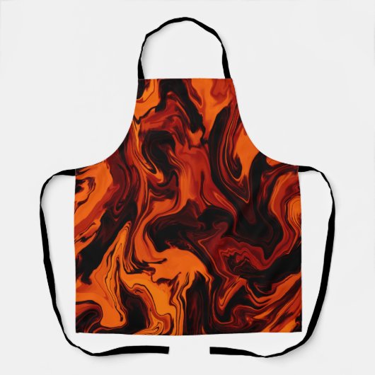 Tablier Flamme, feu, Abstrait de feu (Recto)