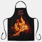 Tablier Flammes Blade Chef Chaud (Recto)