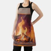 Tablier Flammes de cheminée cosy (Insitu)
