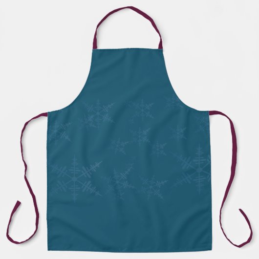 Tablier Flèche de neige bleu foncé (Recto)