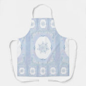 Tablier Flèche de neige bleu glace (Recto)