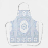 Tablier Flèche de neige bleu glace (Recto)